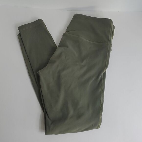 Prana Cropped Leggings Army Green Size S - Picture 1 of 7
